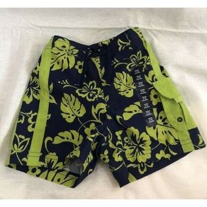 NWT Baby Gap Swimsuit Short Blue Green 6-12 M